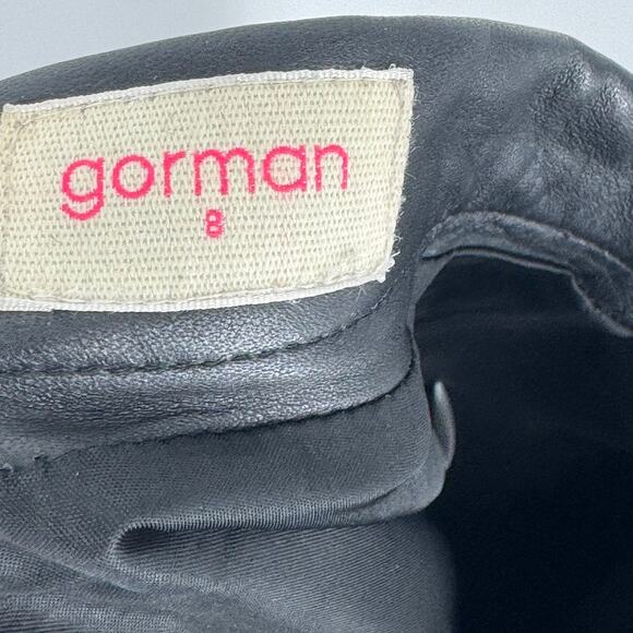 Gorman Leather Skirt A Line Size 8 - Picture 4 of 5